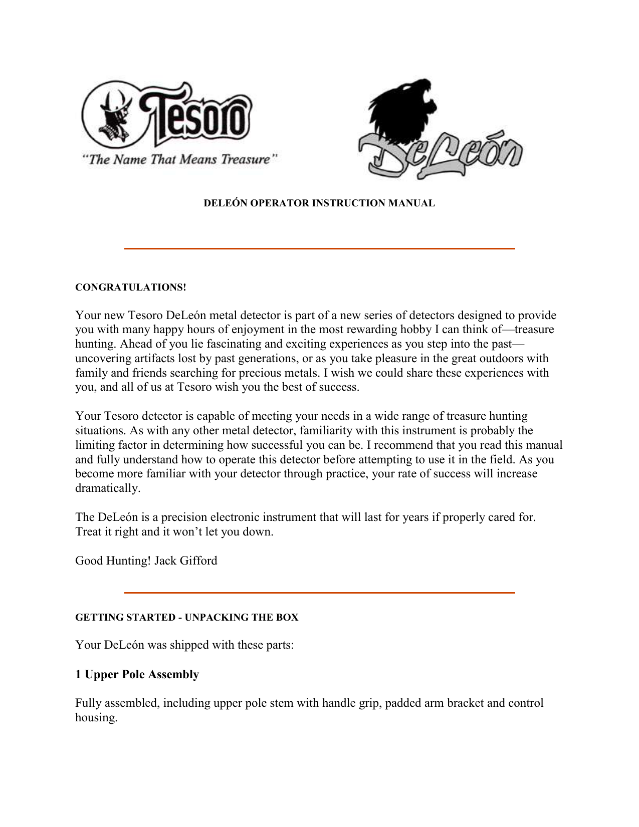 Tesoro Metal Detector Comparison Chart