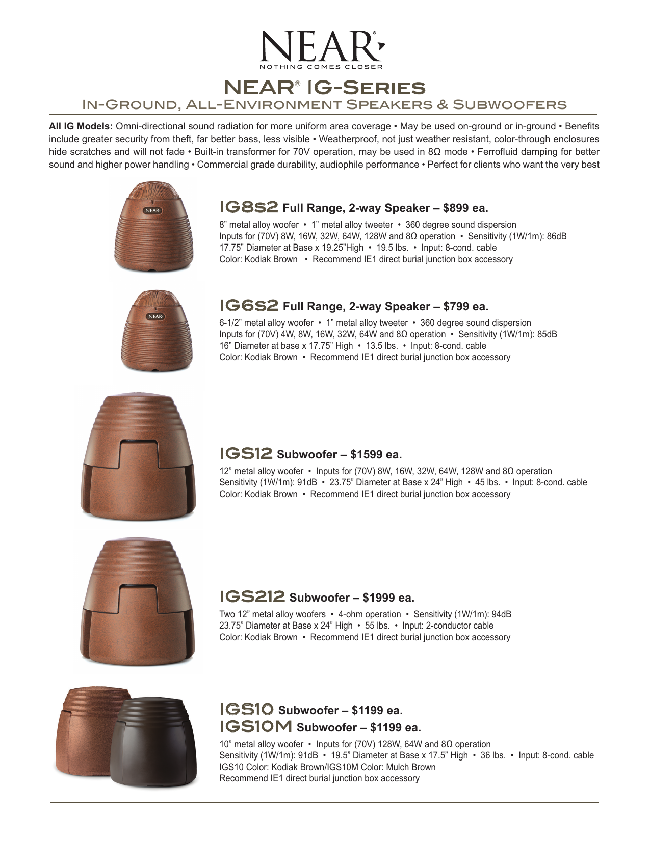 all woofer price list