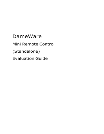 dameware mini remote control through firewall