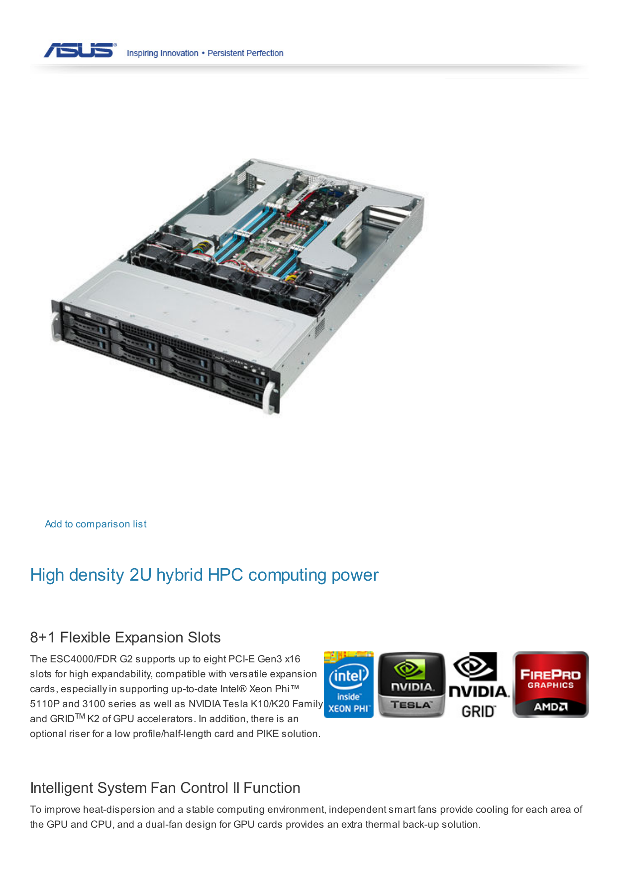 High Density 2u Hybrid Hpc Computing Power Manualzz