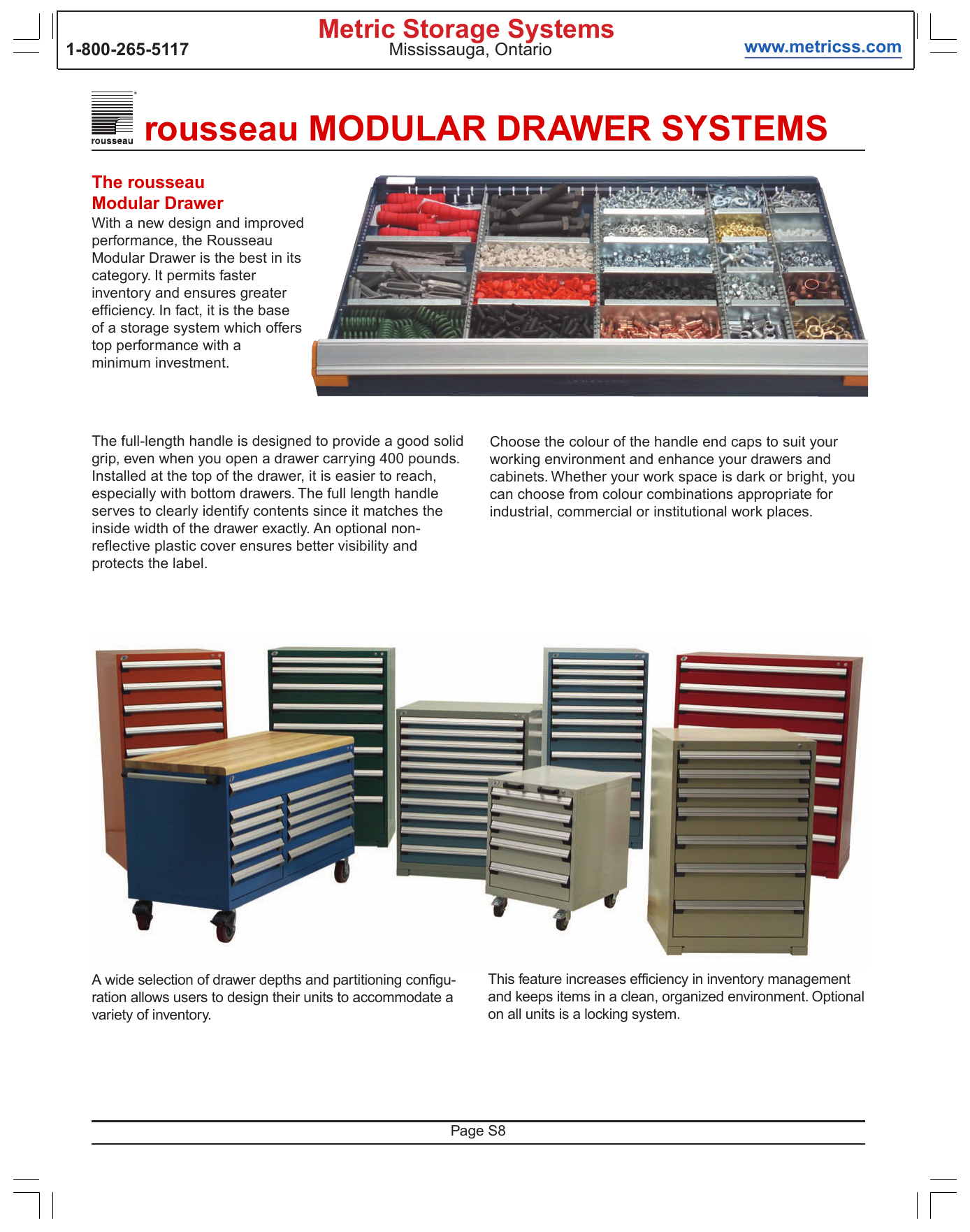 Rousseau Modular Drawer Systems Manualzz Com