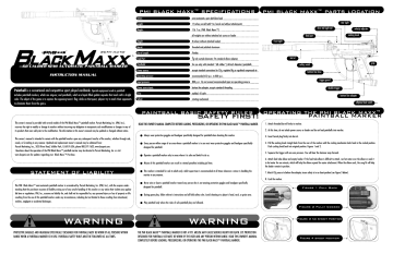 Blackmaxx Instructions 