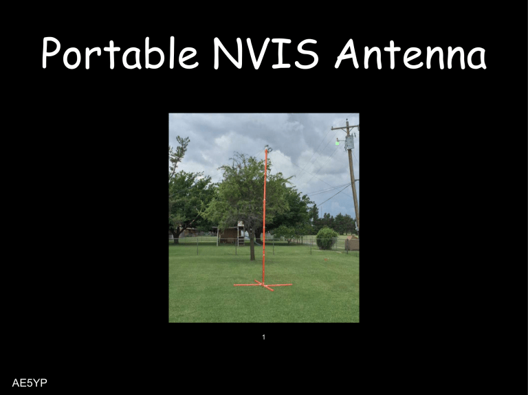 Portable NVIS Antenna Manualzz