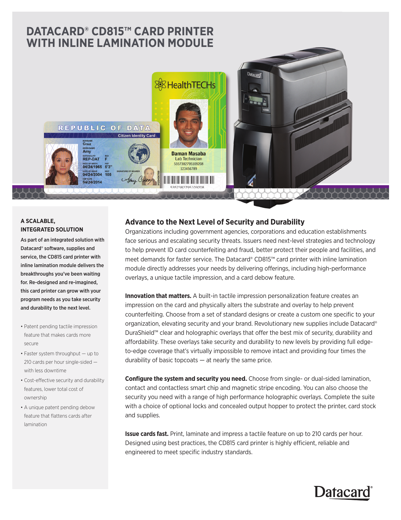 datacard cd815