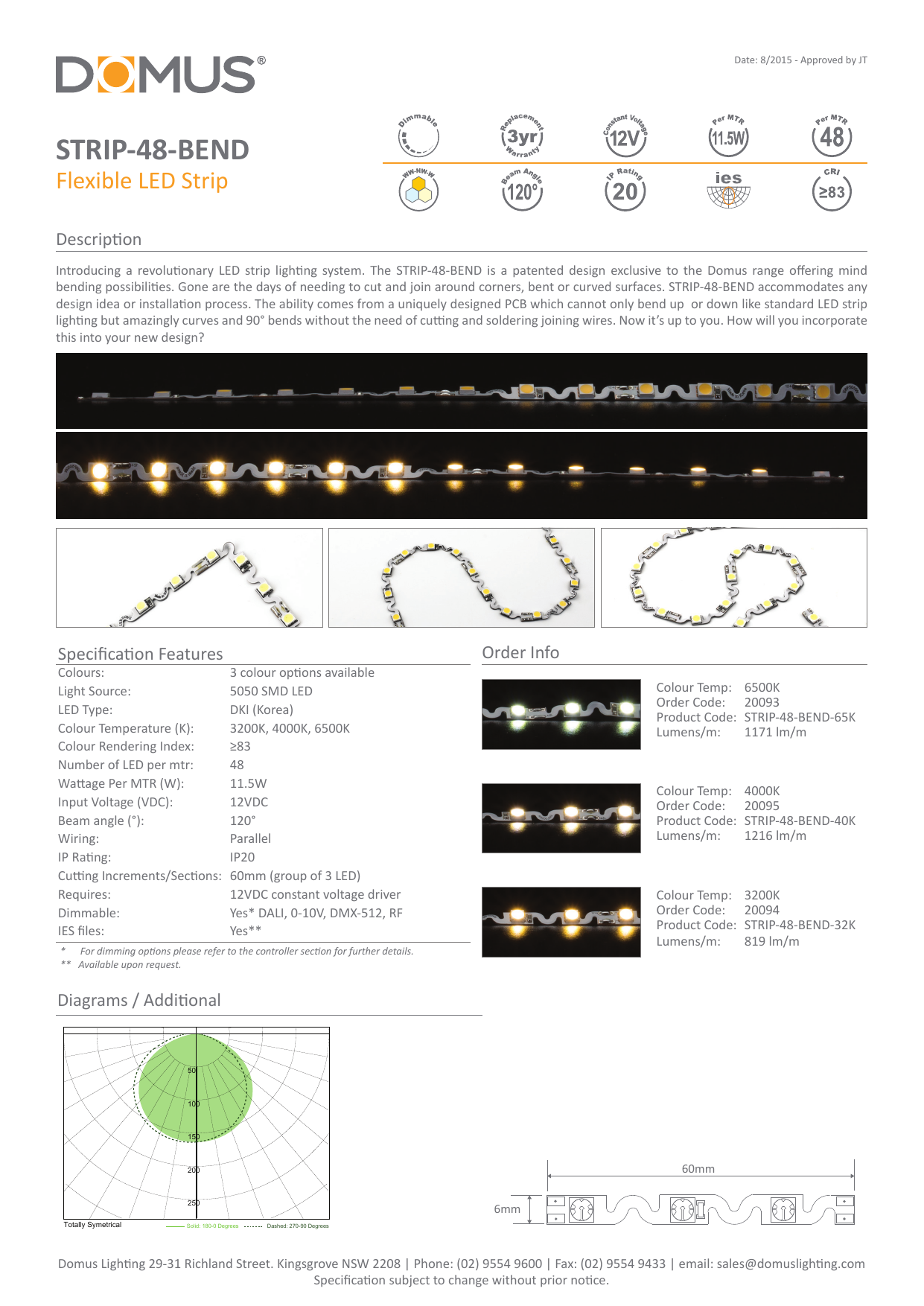Strip 48 Bend Domus Lighting Manualzz Strip 48 Bend Domus Lighting Manualzz