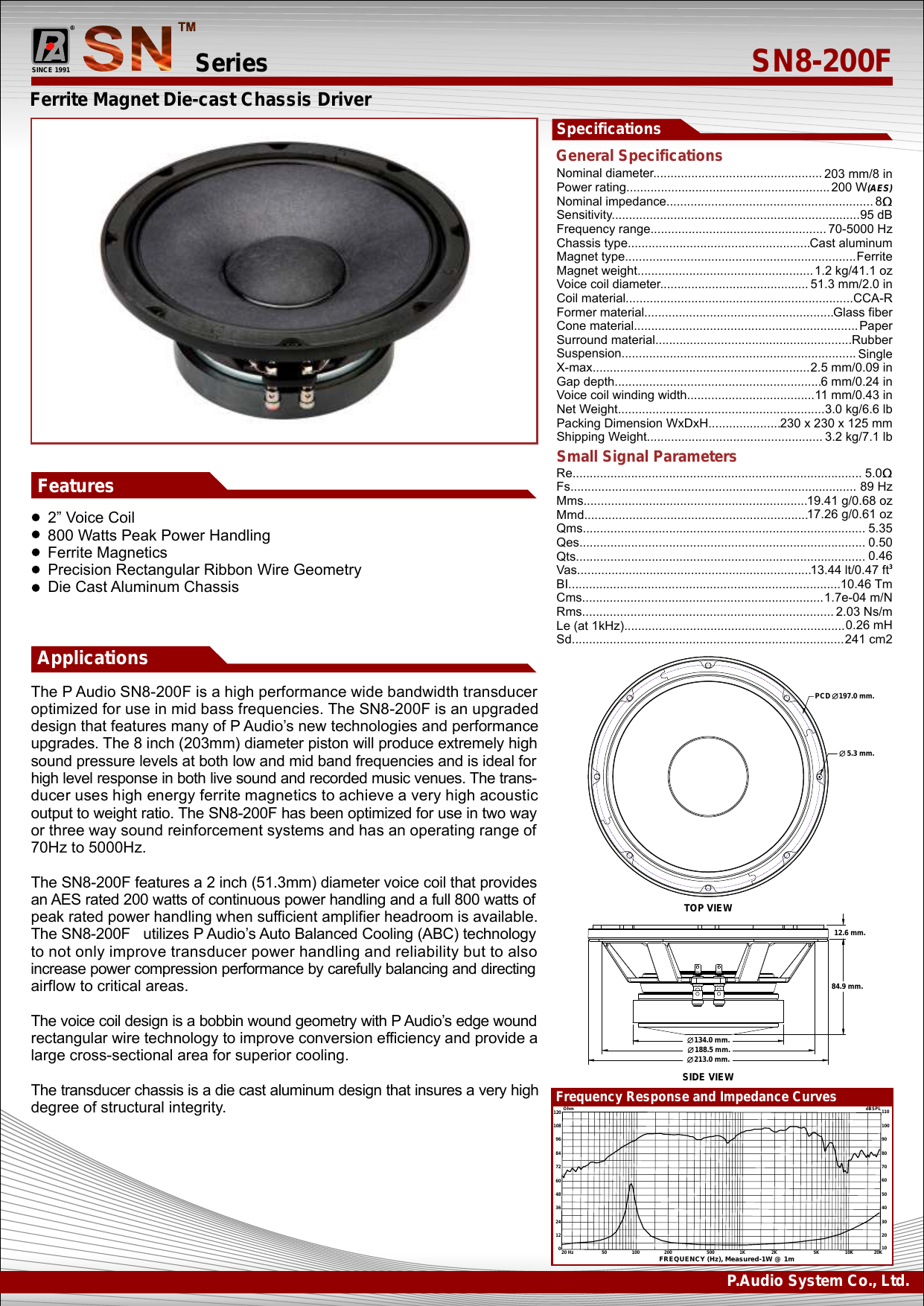 p audio c12 500mb