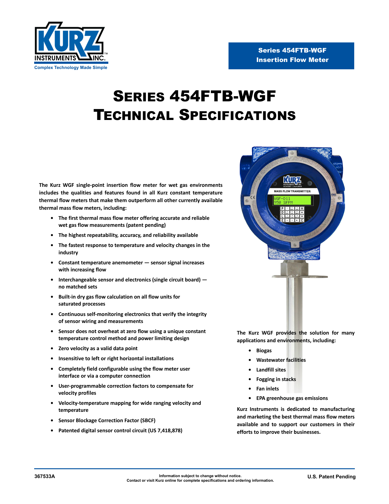 Kurz 454ftb Wgf Technical Specification Manualzz