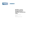 PMC Adaptec maxView Storage Manager &amp; ARCCONF Command Line Utility README