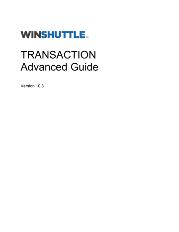 TRANSACTION Advanced Guide | Manualzz