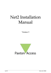 Net2 Access Control Unit Installation Manual | Manualzz