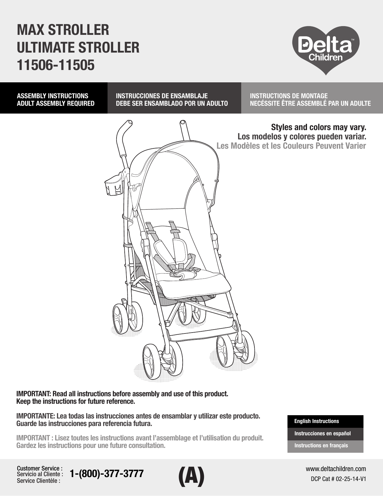 delta children ultimate stroller