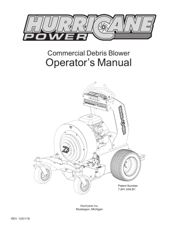 Hurricane X3 Operator's Manual | Manualzz