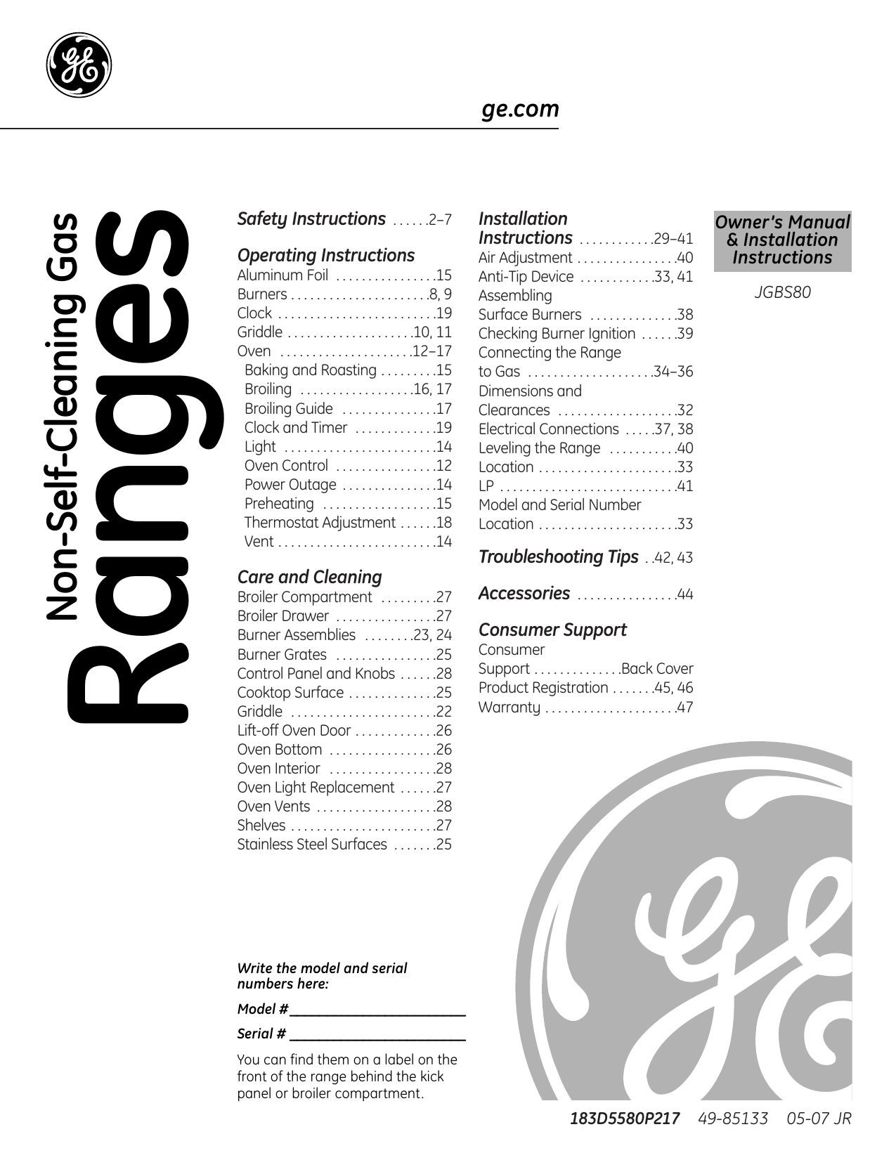 Ge Jgbs80dembb User Guide Manualzz