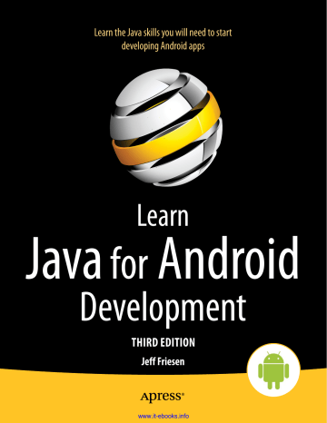 Learn Java For Android Development 3rd Edition Manualzz