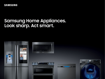 Samsung Home Appliances. Look sharp. Act smart. | Manualzz