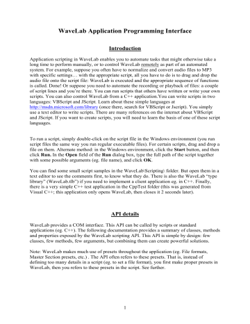 wavelab 8.5 introduction wavelab 8.5 introduction