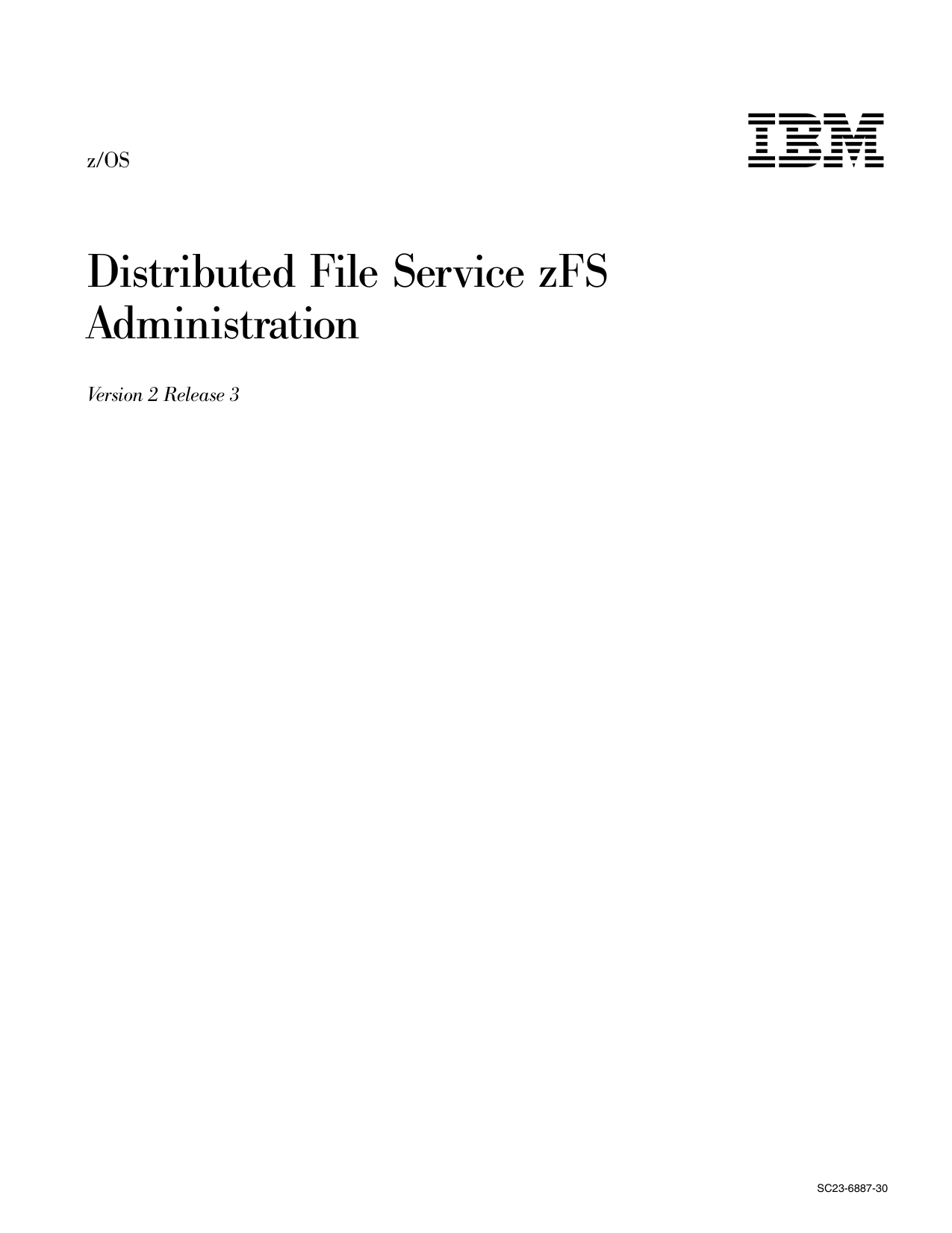 z/OS Distributed File Service zFS Administration Manualzz