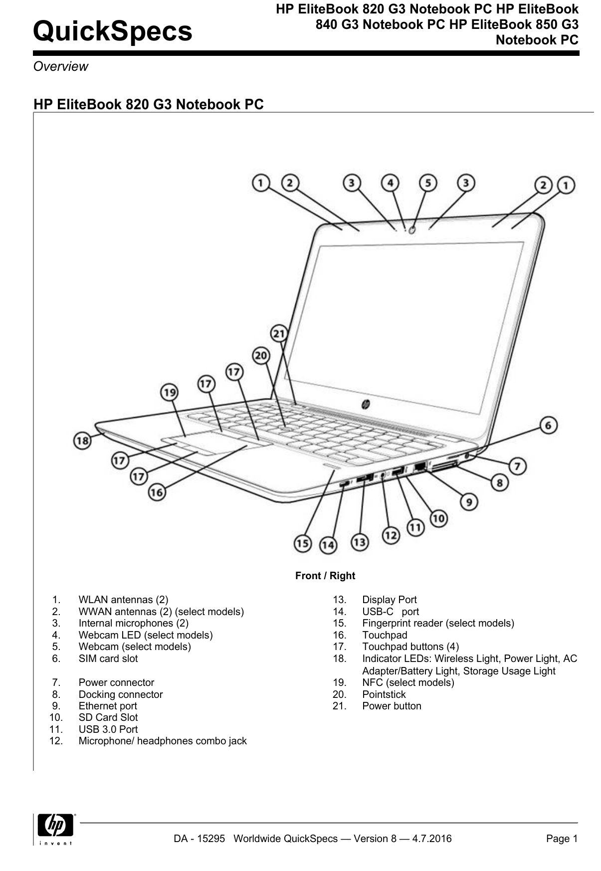 Hp Elitebook 0 G3 Notebook Pc Hp Elitebook 840 Manualzz