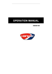 Hanway HS/HC 125 Operation Manual