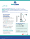 AquaGuidance AGCT 1000 Instruction Sheet