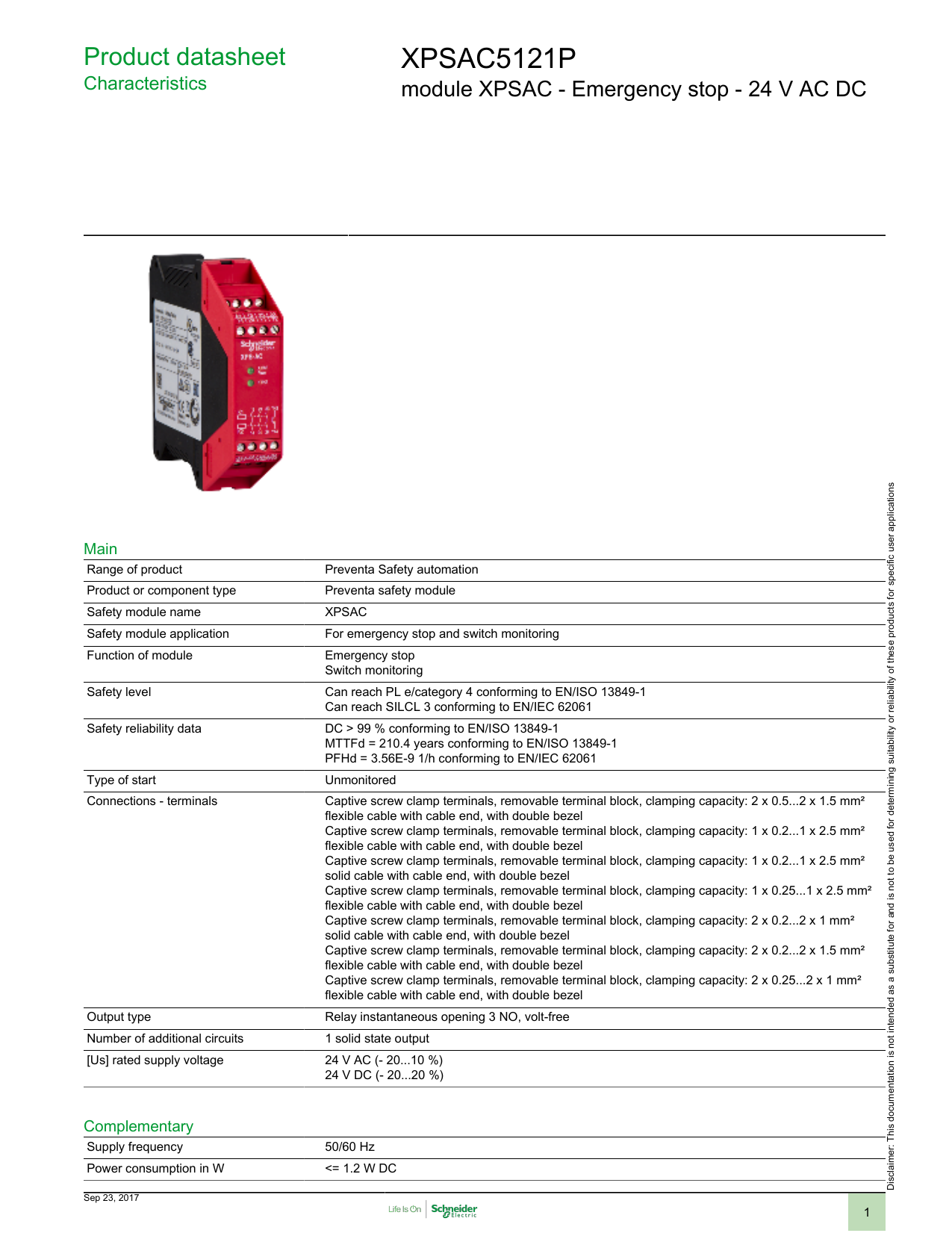 Xpsac5121p Schneider Electric Manualzz