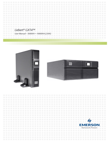 Liebert® GXT4™ 5kVA-10kVA User Manual | Manualzz