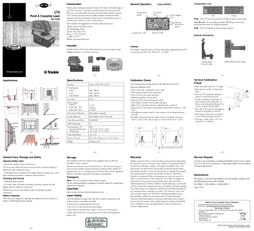 Trimble LTxx User Guide | Manualzz