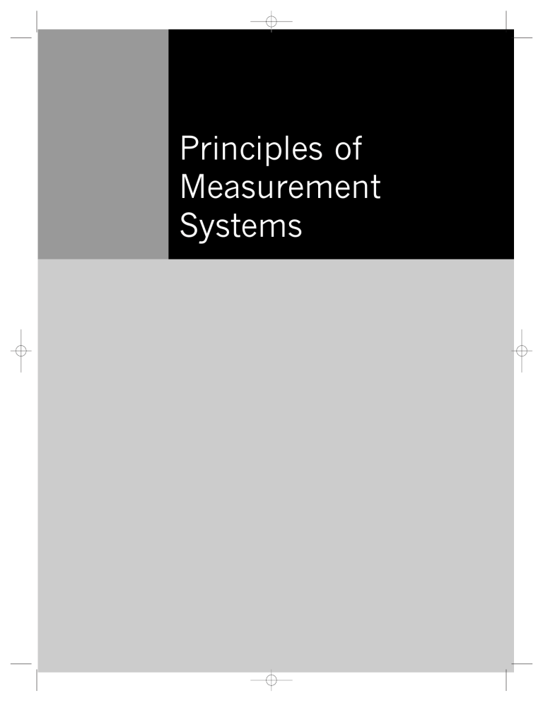 Principles Of Measurement Systems Manualzz