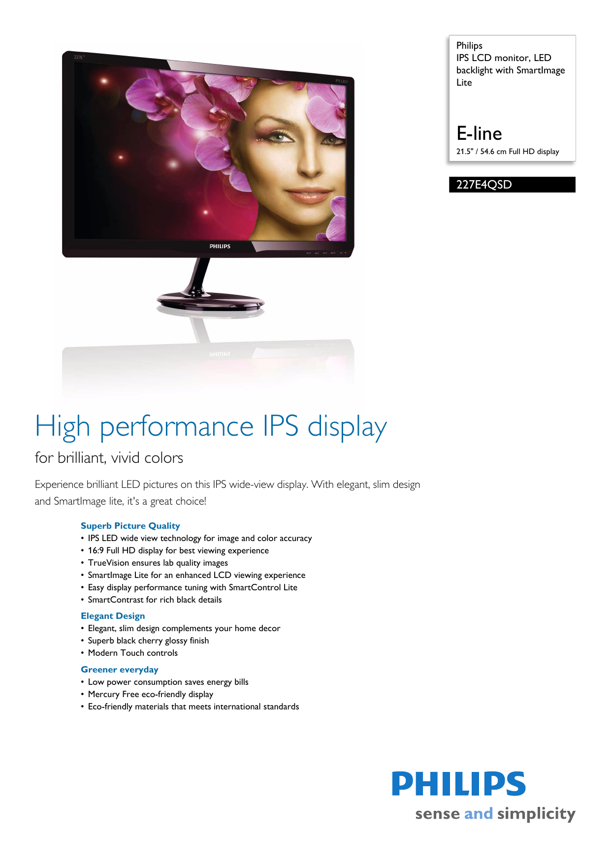PHILIPS 229C4QHSB00 LCD MONITOR DRIVERS DOWNLOAD FREE