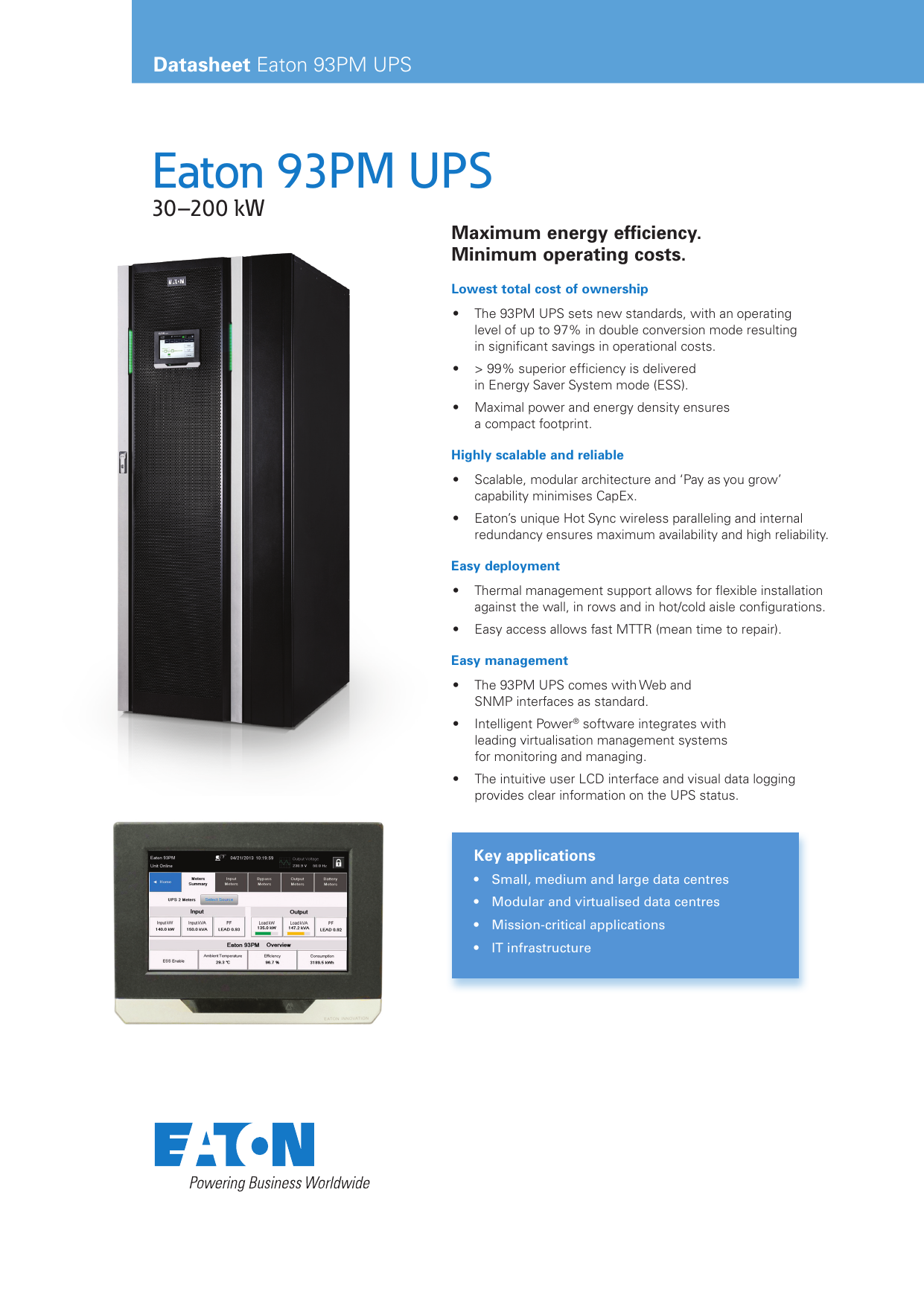 Eaton 93pm Ups Manualzz