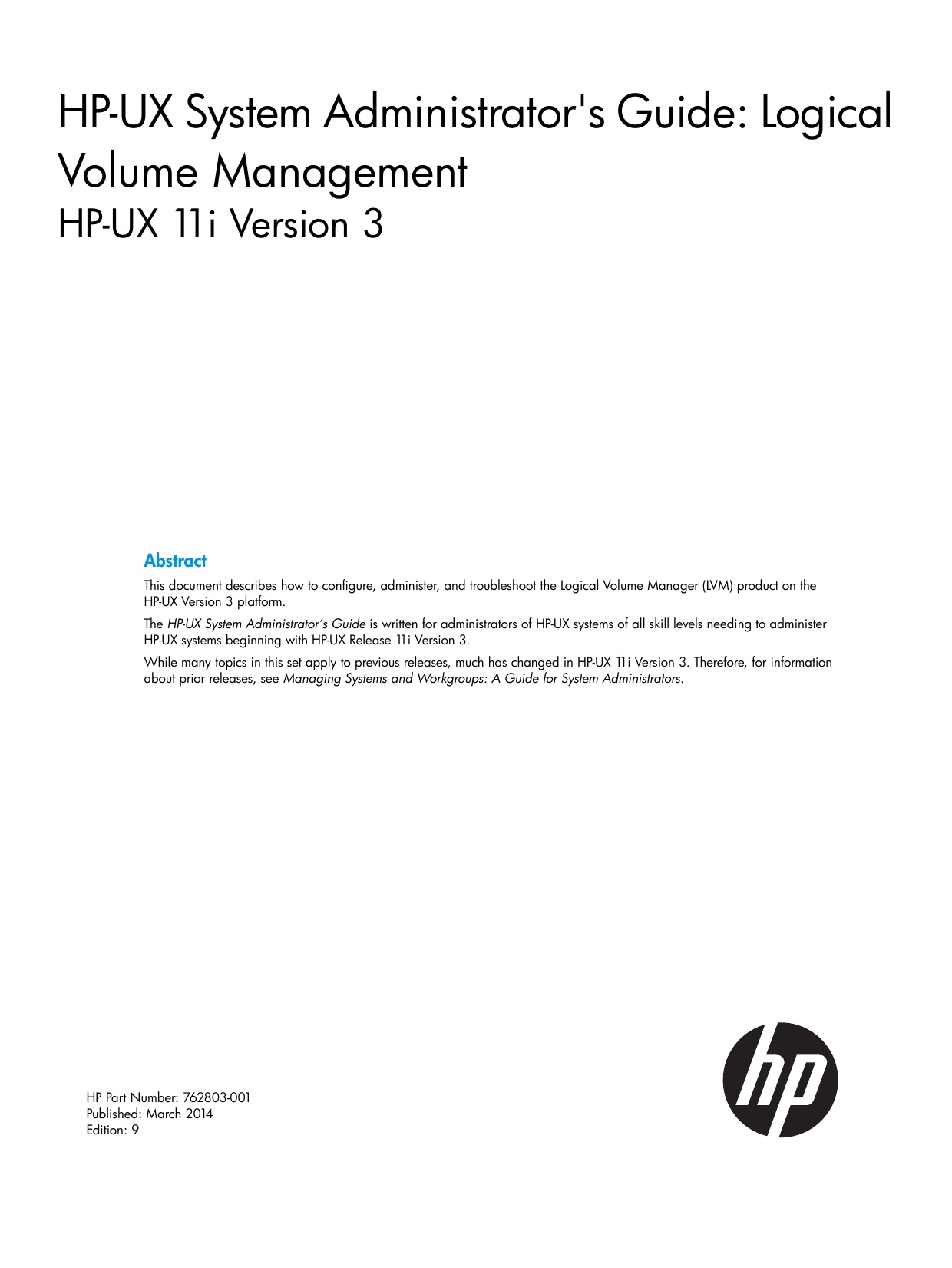 hp-ux-system-administrator-s-guide-logical-volume-management-manualzz