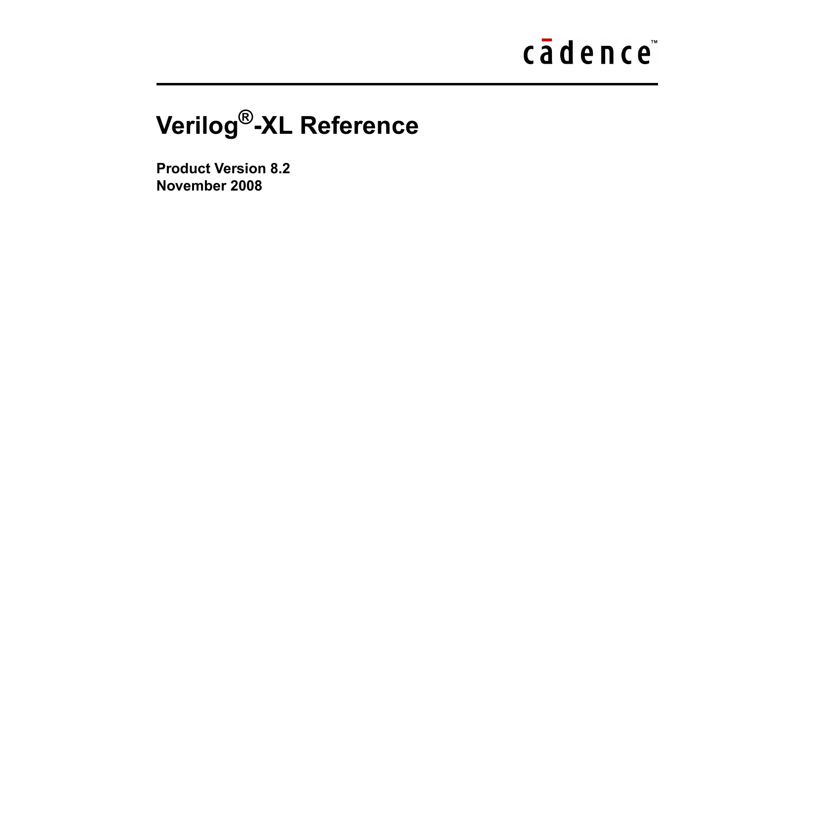 Verilog Xl Reference Manualzz