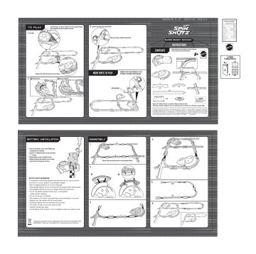 Mattel Spinshotz Super Boost Spinway Instruction Sheet | Manualzz