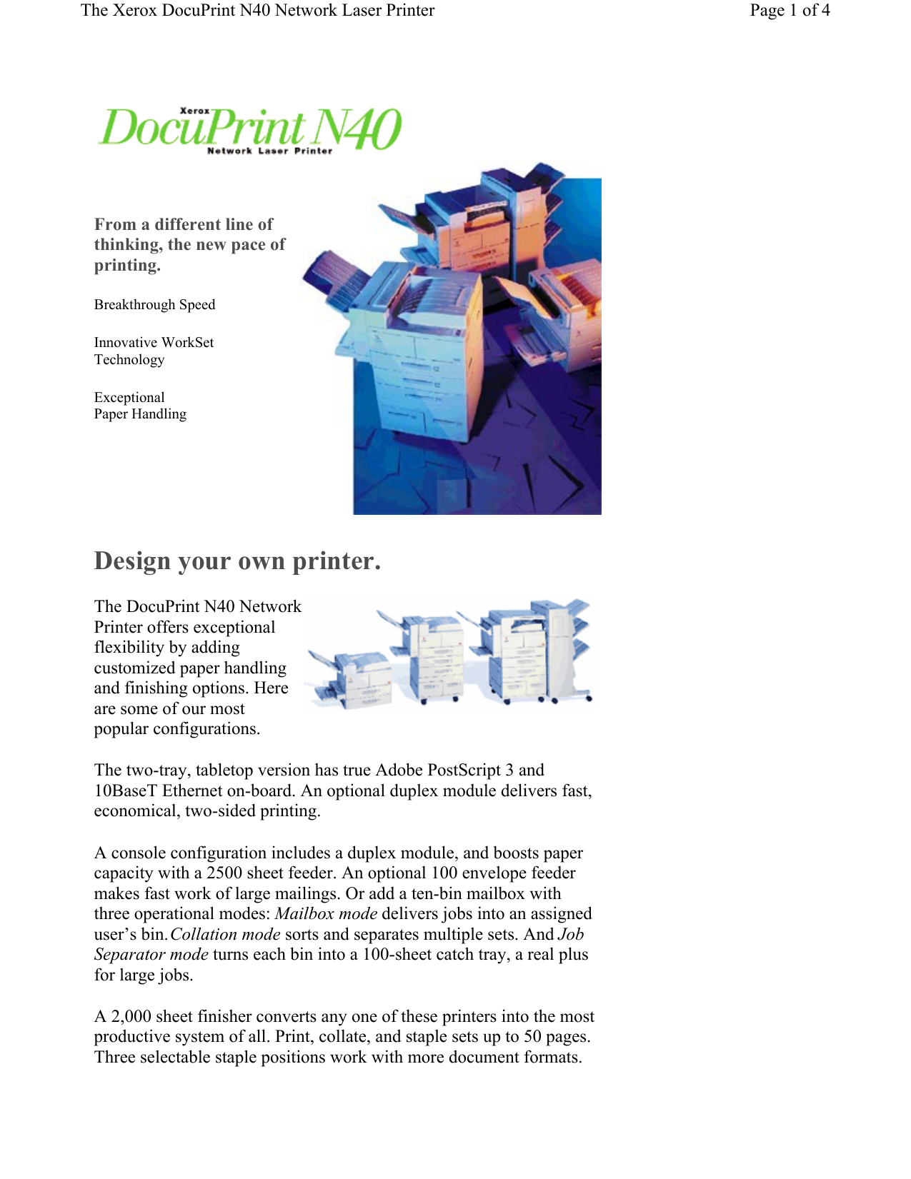 xerox envelope feeder