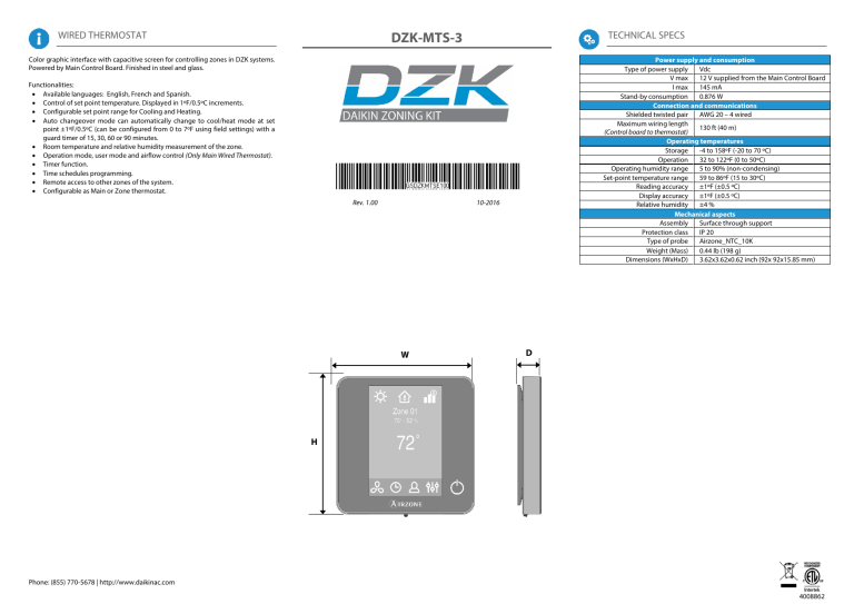 DZKMTS3 Daikin AC Manualzz