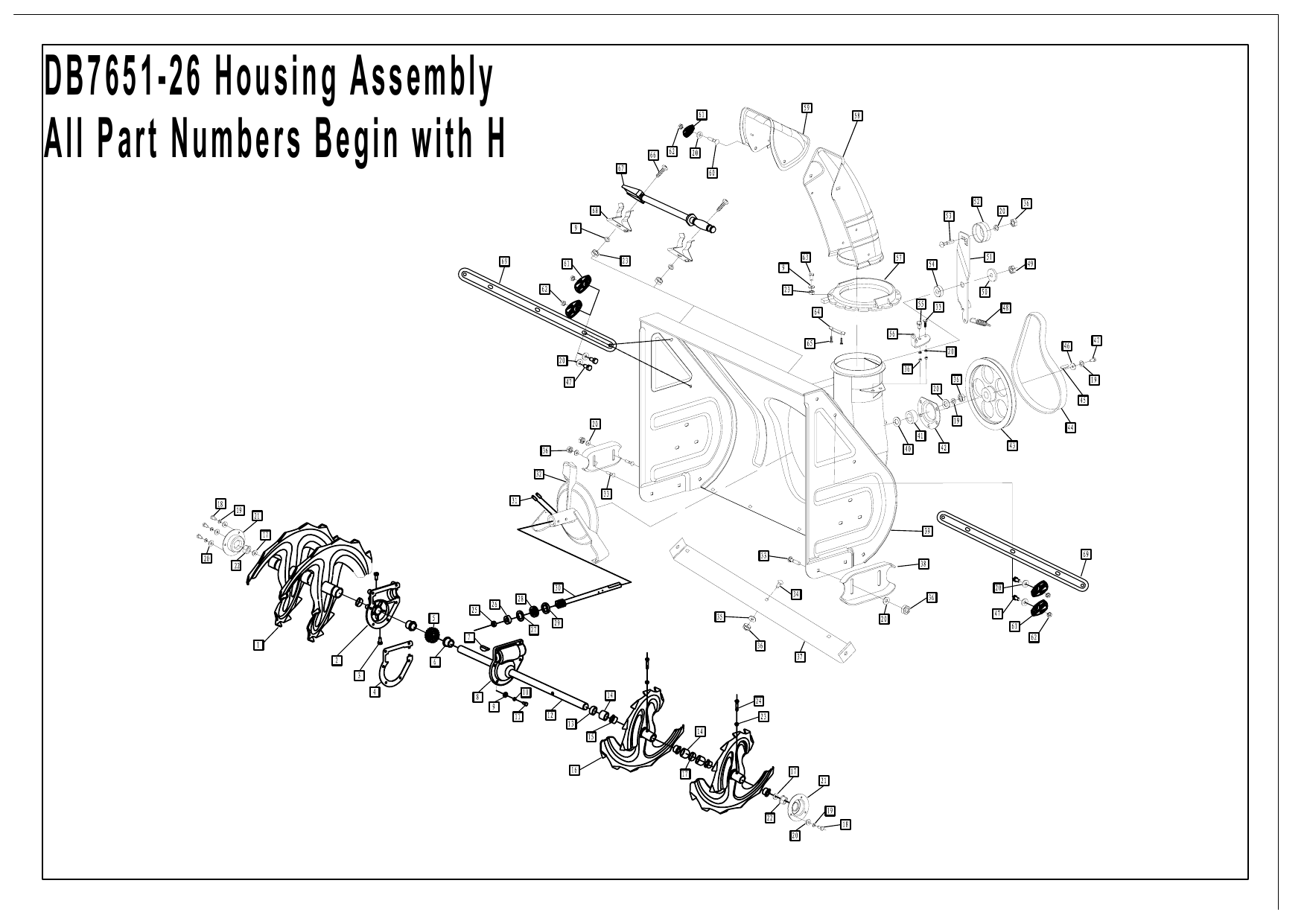 DB765126 Housing Assembly All Part Numbers Manualzz