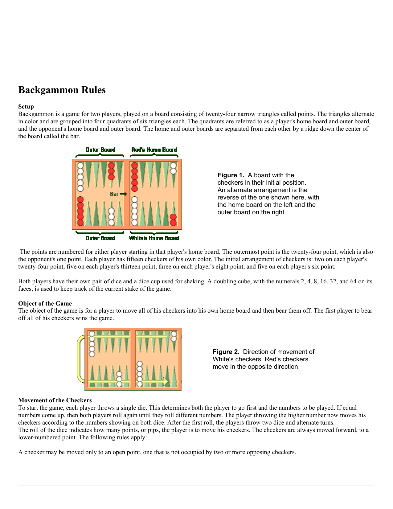 PlayOk Backgammon Review - Backgammon Rules