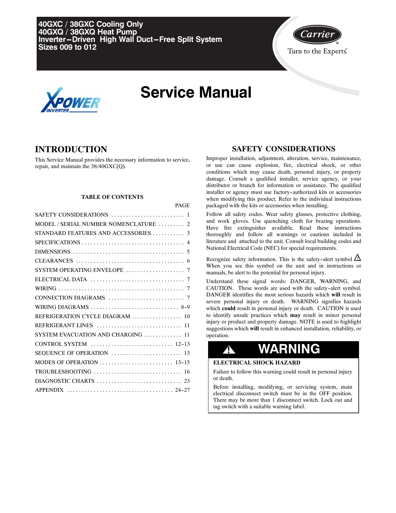 Refrigerant Diagnostic Chart