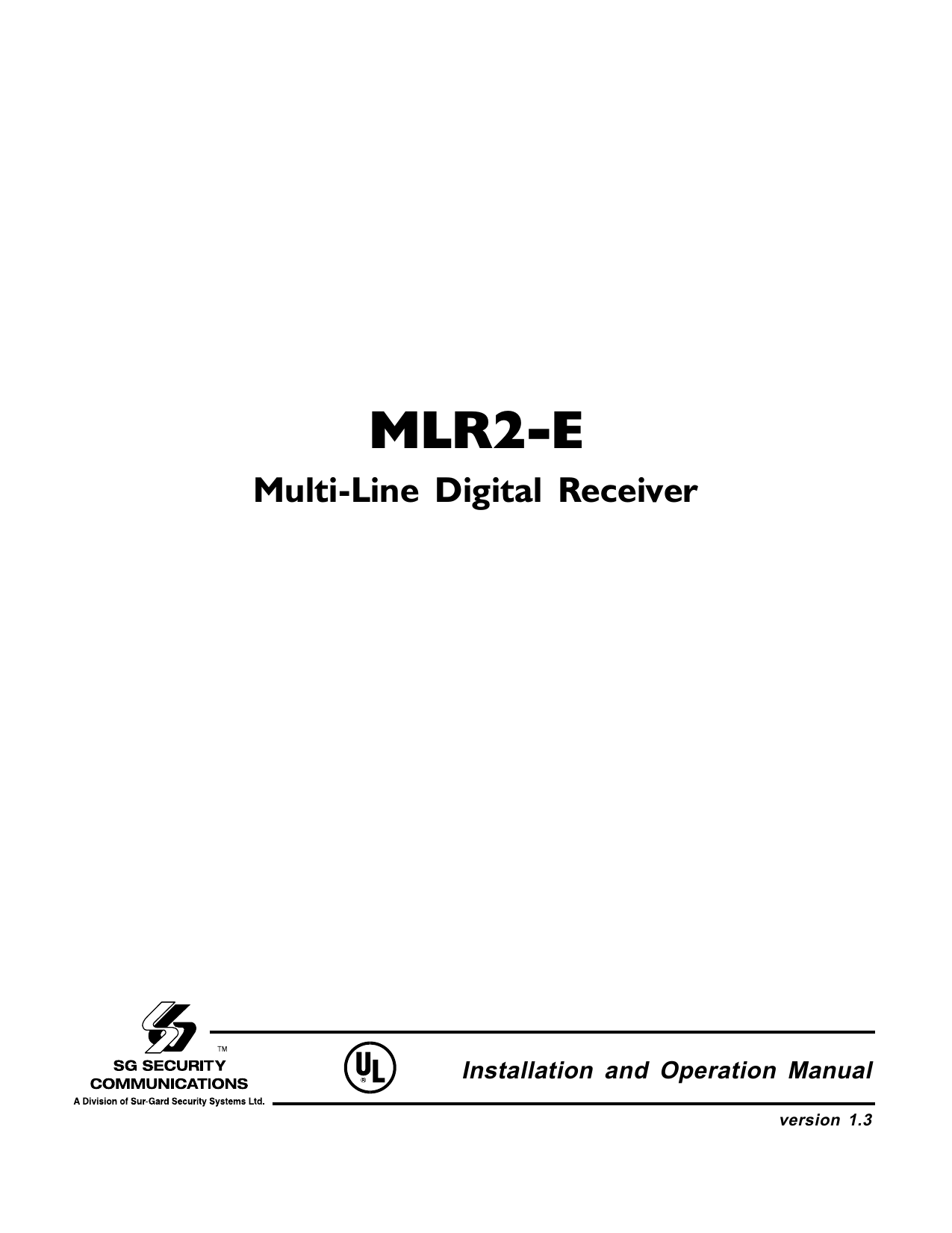MLR2-E - Downloads | manualzz.com - 