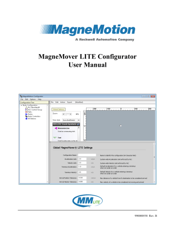 MagneMotion MagneMover LITE Configurator User Manual | Manualzz