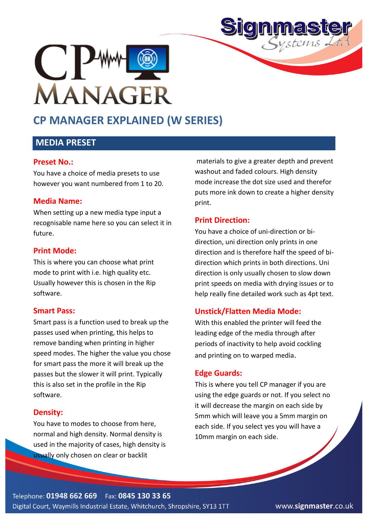 Cp Manager Explained W Series Manualzz