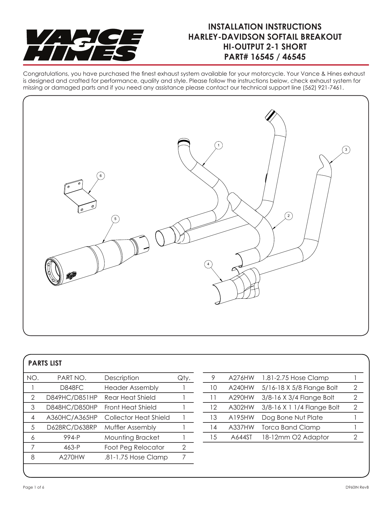 Installation Instructions Harley Davidson Softail Breakout Hi Manualzz
