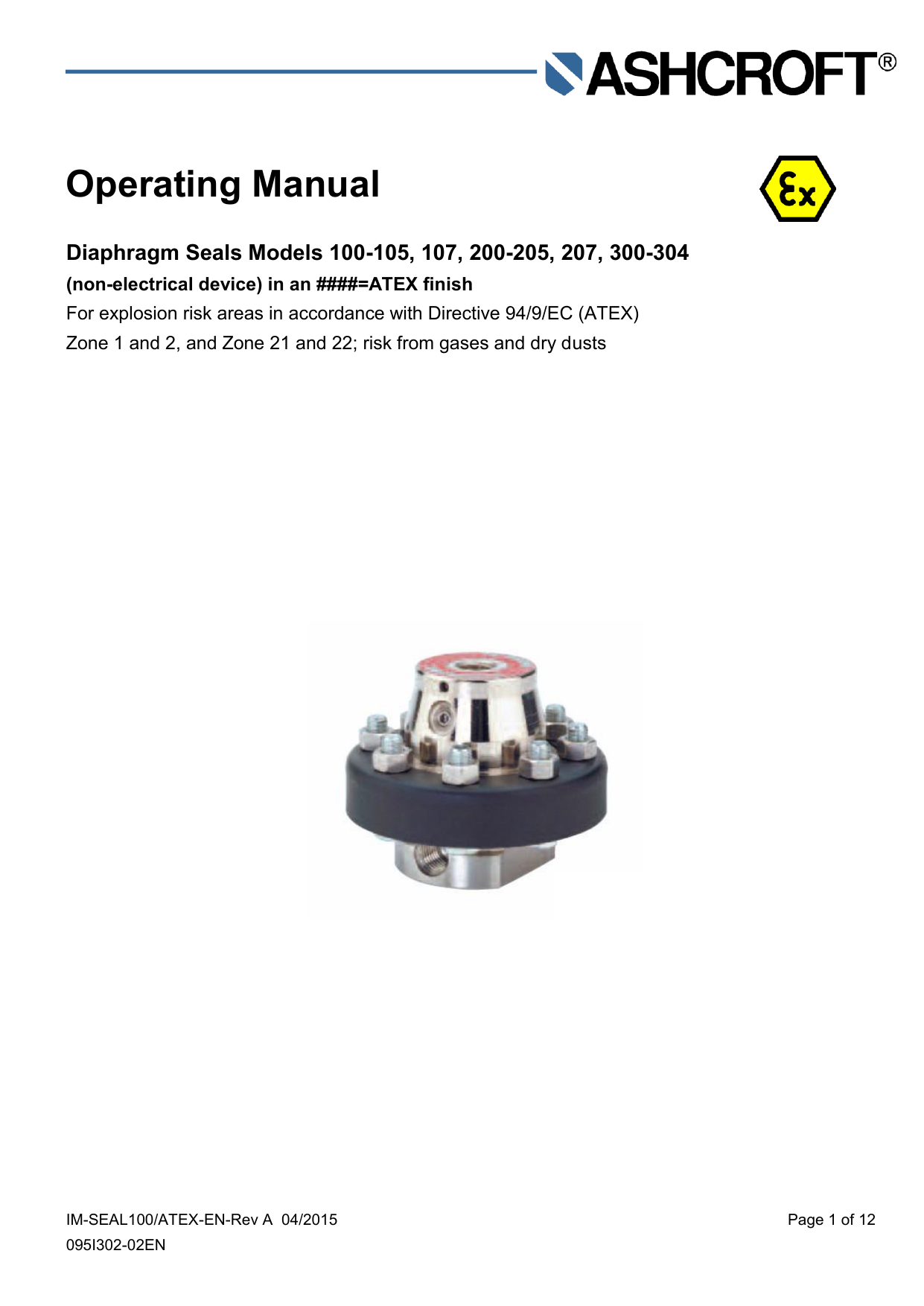 Ashcroft Operating Manual Manualzz