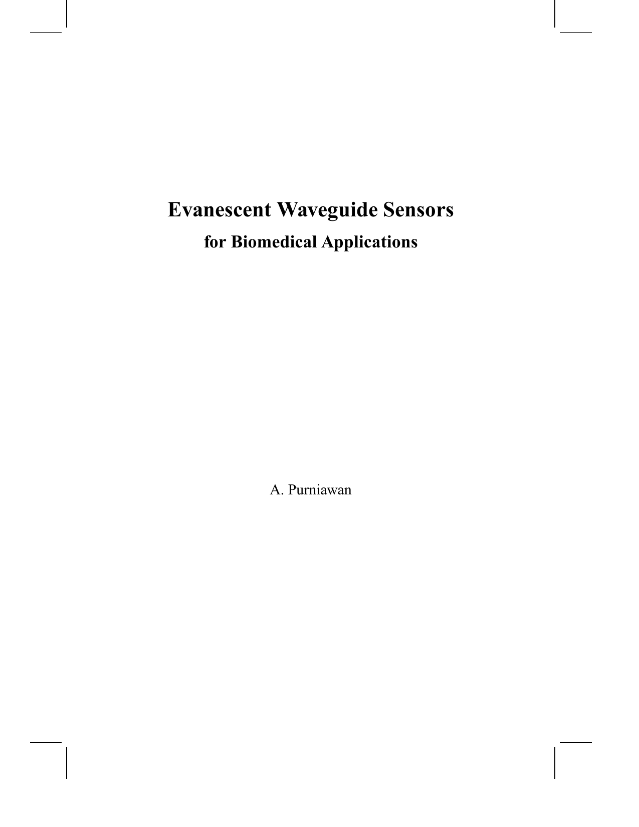 Evanescent Waveguide Sensors Technische Universiteit Delft Manualzz