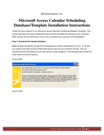 ms access download