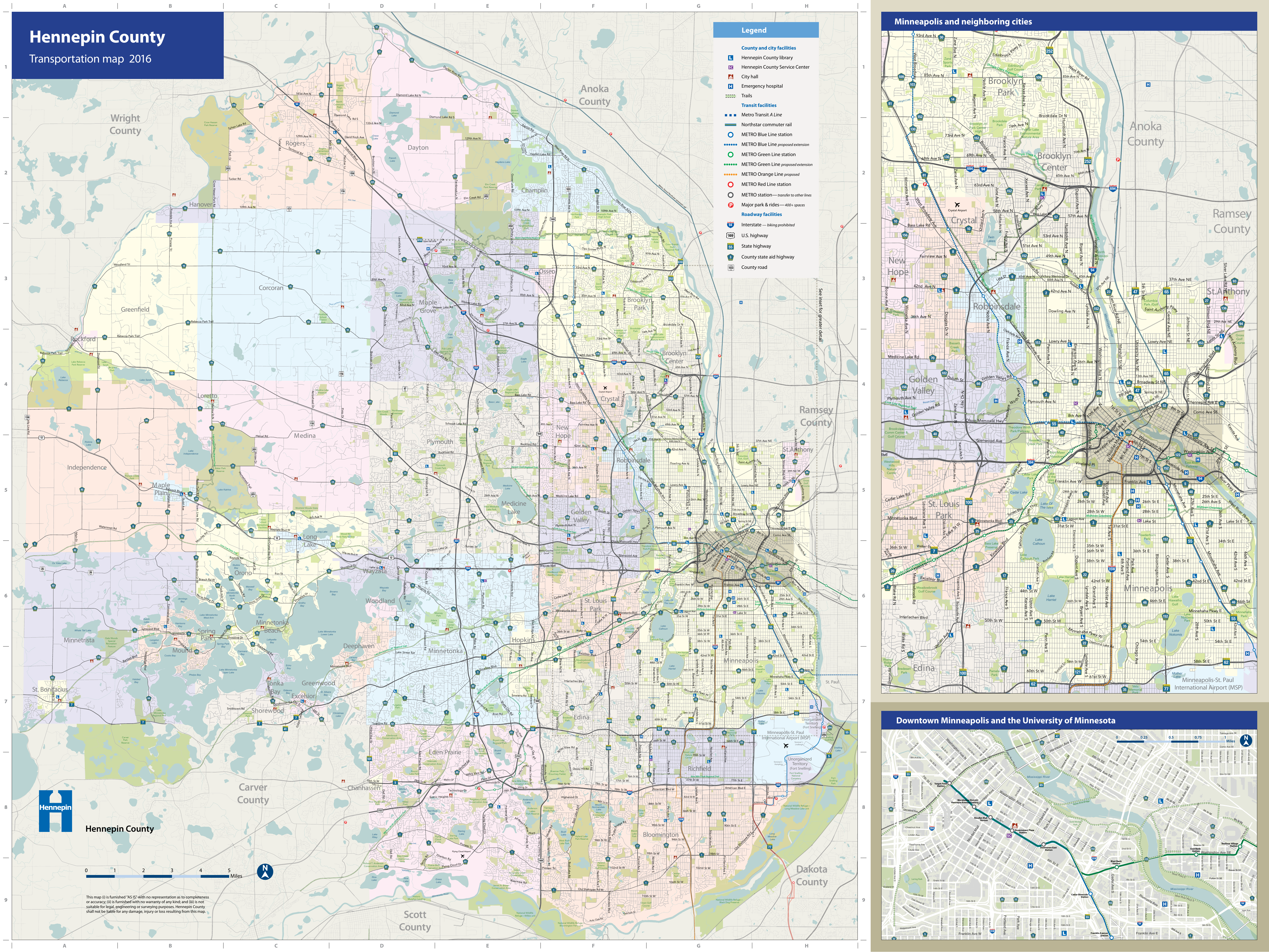 Hennepin County Zoning Map Hennepin County Highway (Road) | Manualzz