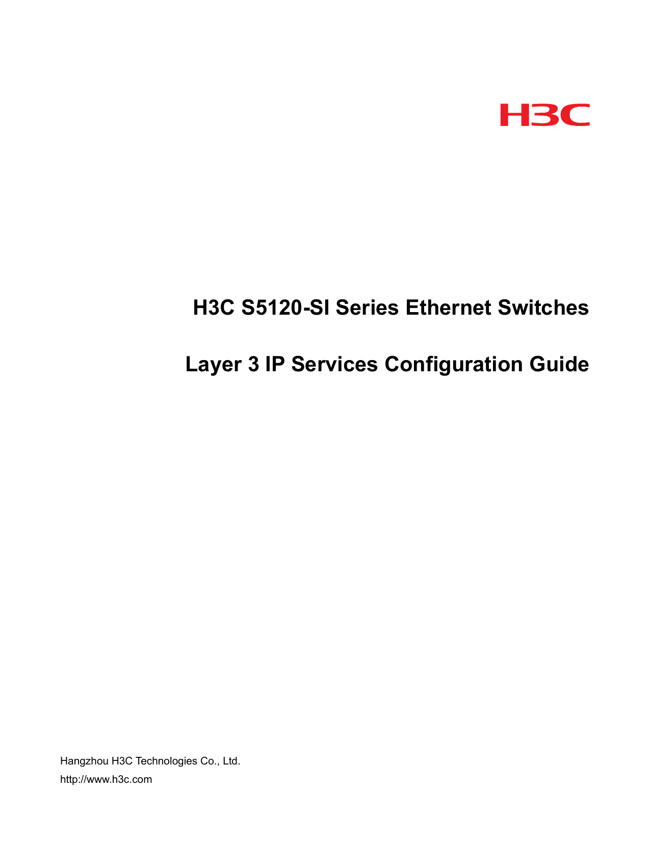 H3C S5120-SI Series Configuration Manual | Manualzz