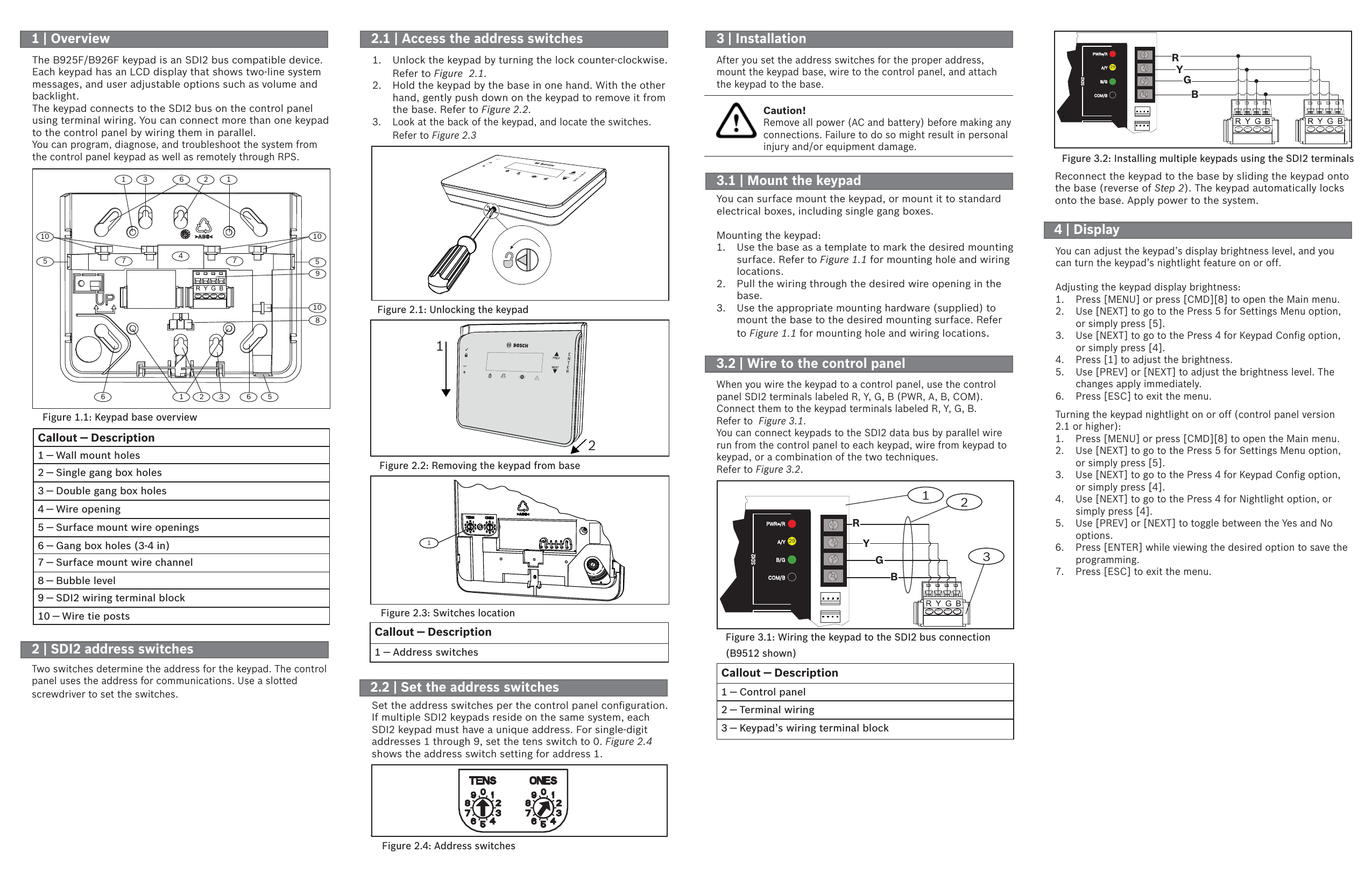 Bosch Installation 2.1 Manualzz