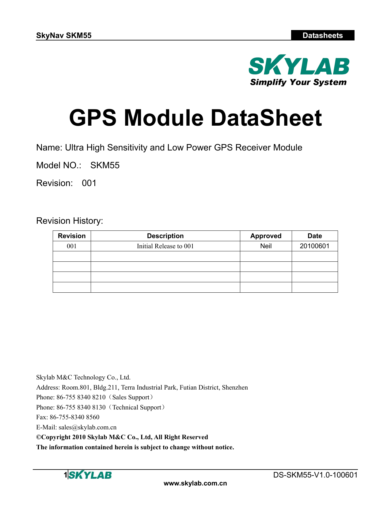 Ultra High Sensitivity GPS Engine Module Manualzz