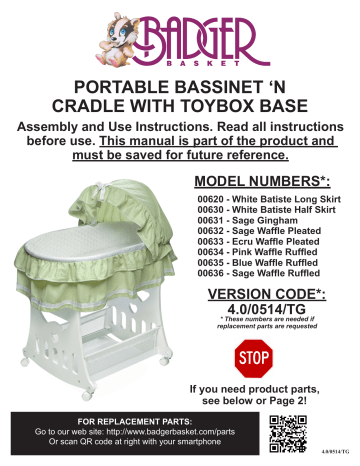 未命名 1 Badger Basket Manualzz 未命名 1 Badger Basket Manualzz, Badger Round Bassinet Instructions